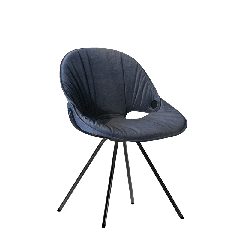 flat chair soft upholstered