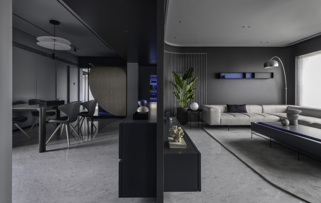 Hint of Azul apartment  concept chair soft touch